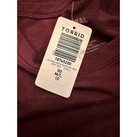 NWT Torrid Rocky Mountain National Park Graphic T-Shirt Torrid Size 00 or M/L - Picture 7 of 7